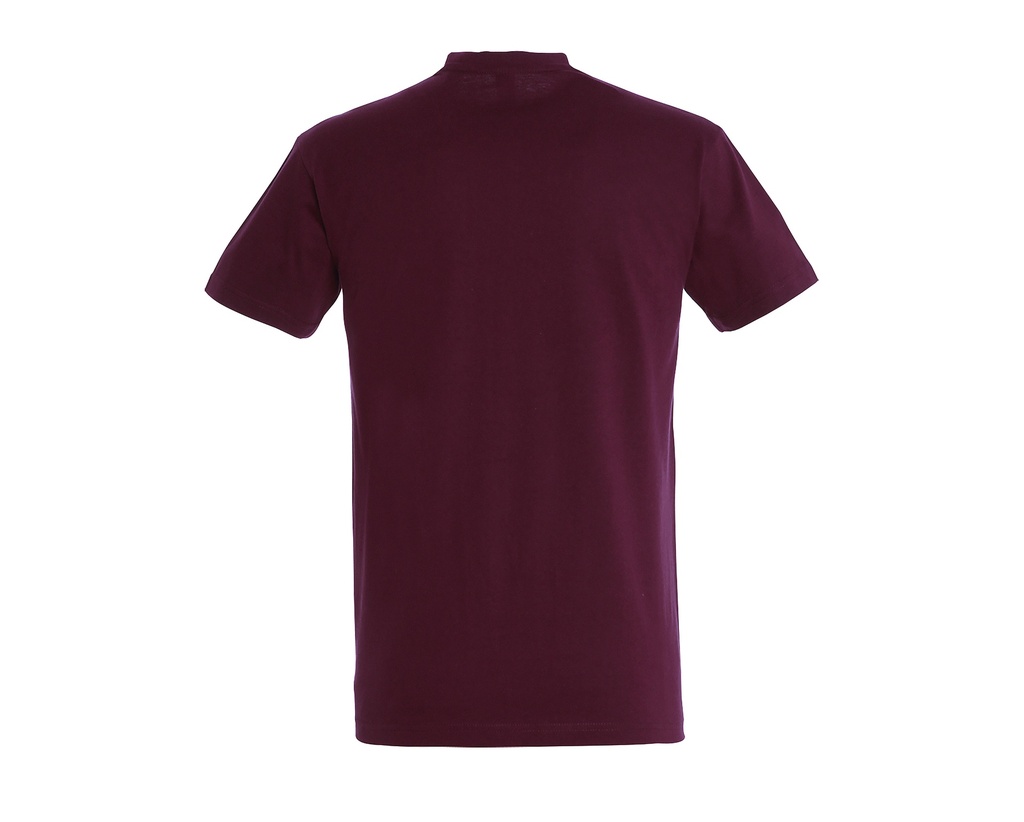 T-shirt klasyczny z krótkim rękawem Heavy Jersey - Burgundy