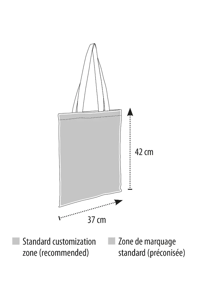 Torba zakupowa z denimu - Denim Brut