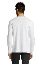 Męska koszulka z długim rękawem - White
