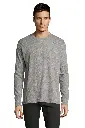 Męska koszulka z długim rękawem - Grey Melange