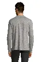 Męska koszulka z długim rękawem - Grey Melange