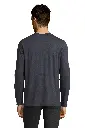 Męska koszulka z długim rękawem - Mouse Grey (Solid)