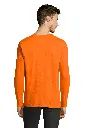 Męska koszulka z długim rękawem - Orange