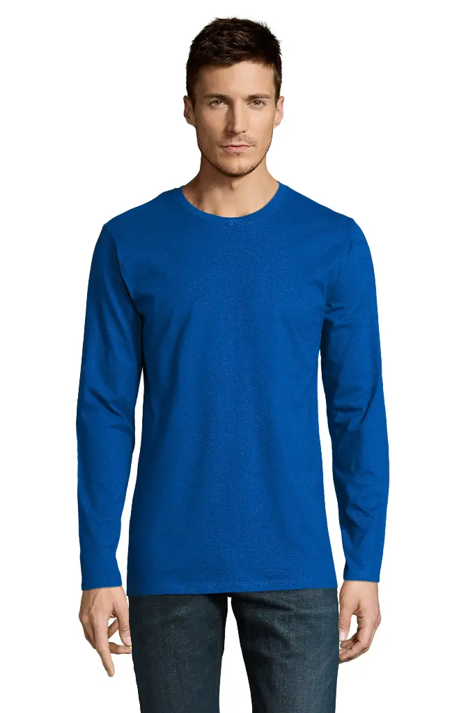 Męska koszulka z długim rękawem - Royal Blue 241