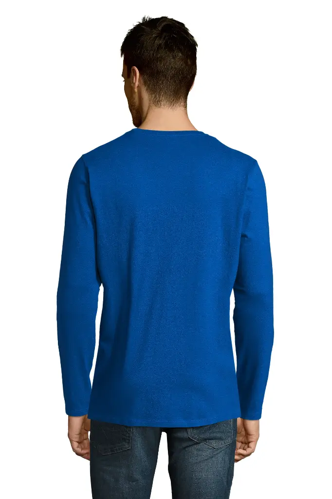 Męska koszulka z długim rękawem - Royal Blue 241