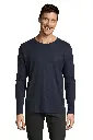 Męska koszulka z długim rękawem - French Navy