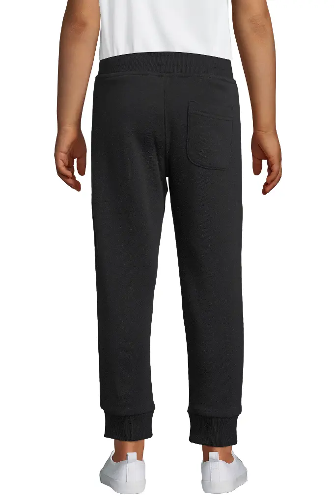 Spodnie dresowe dziecięce Slim z troczkiem - Black