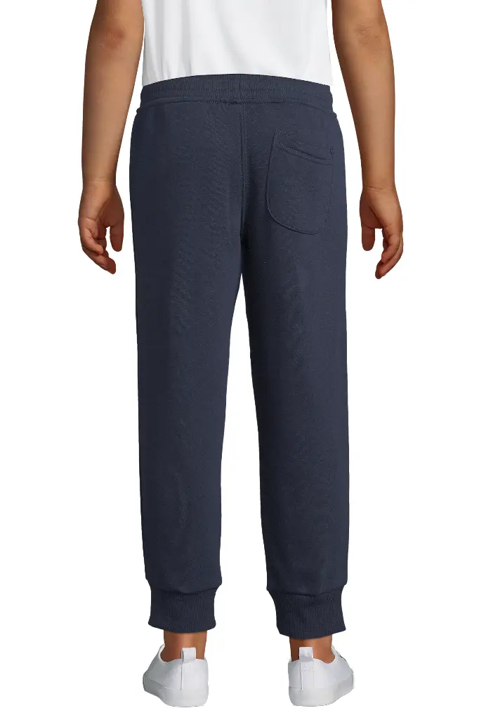 Spodnie dresowe dziecięce Slim z troczkiem - French Navy