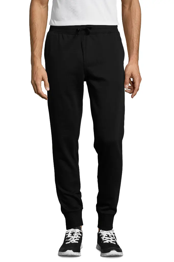 Męskie dopasowane spodnie dresowe Jake - Black