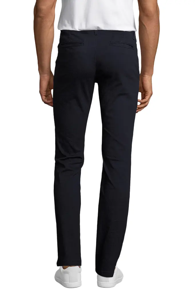 Męskie spodnie chino Jules – dł. 35 - French Navy