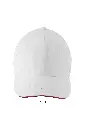 Czapka unisex trzykolorowa z regulacją - White