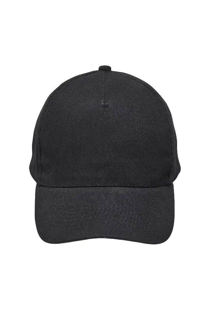 Czapka unisex trzykolorowa z regulacją - Black