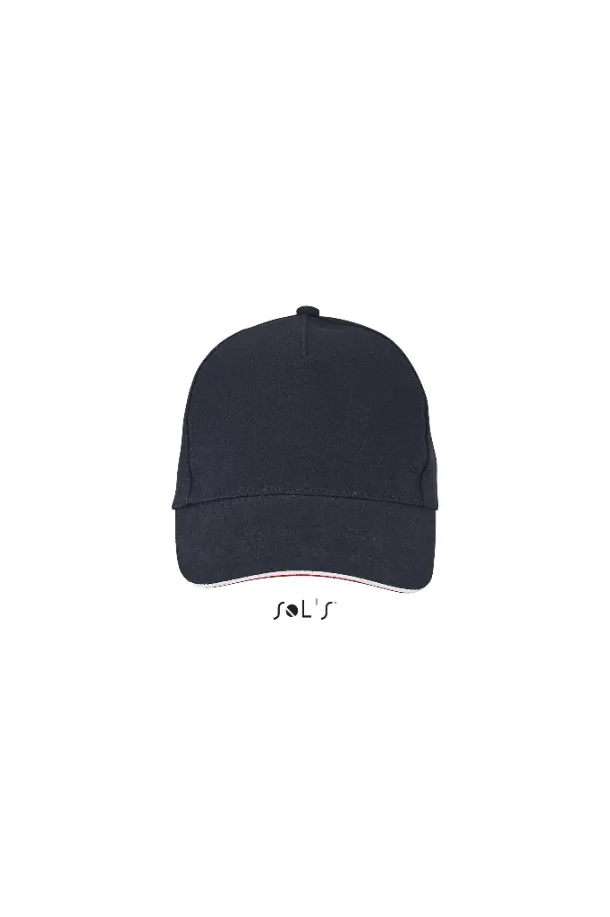 Czapka unisex trzykolorowa z regulacją - French Navy