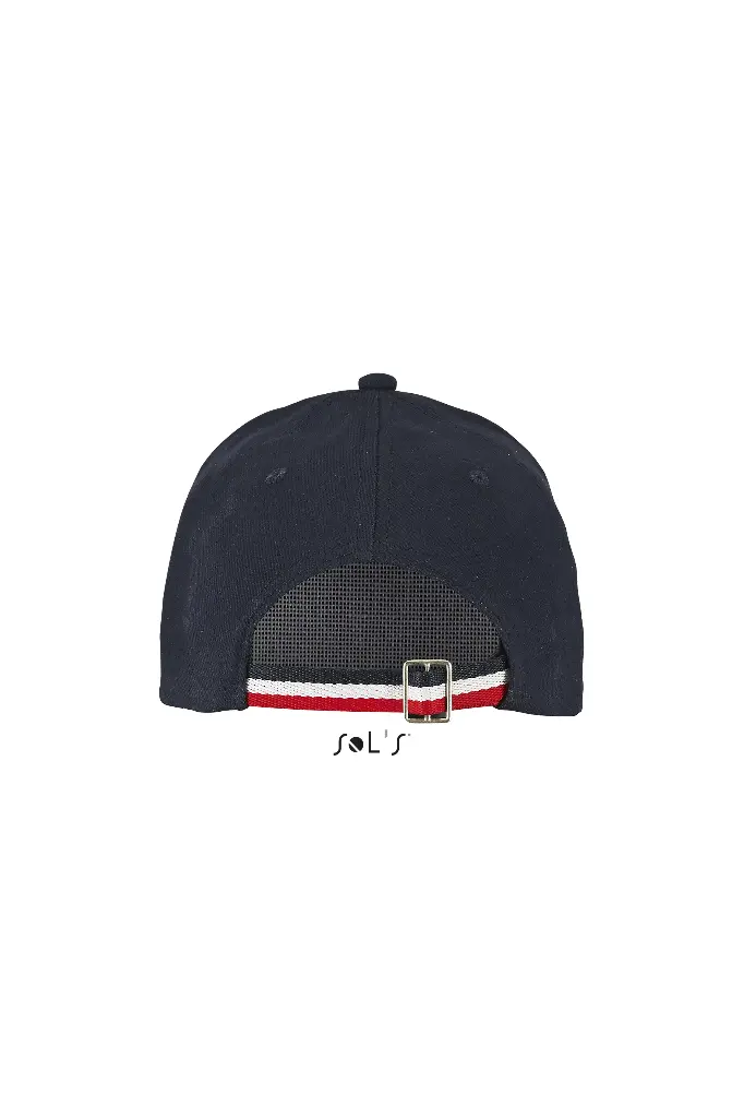 Czapka unisex trzykolorowa z regulacją - French Navy