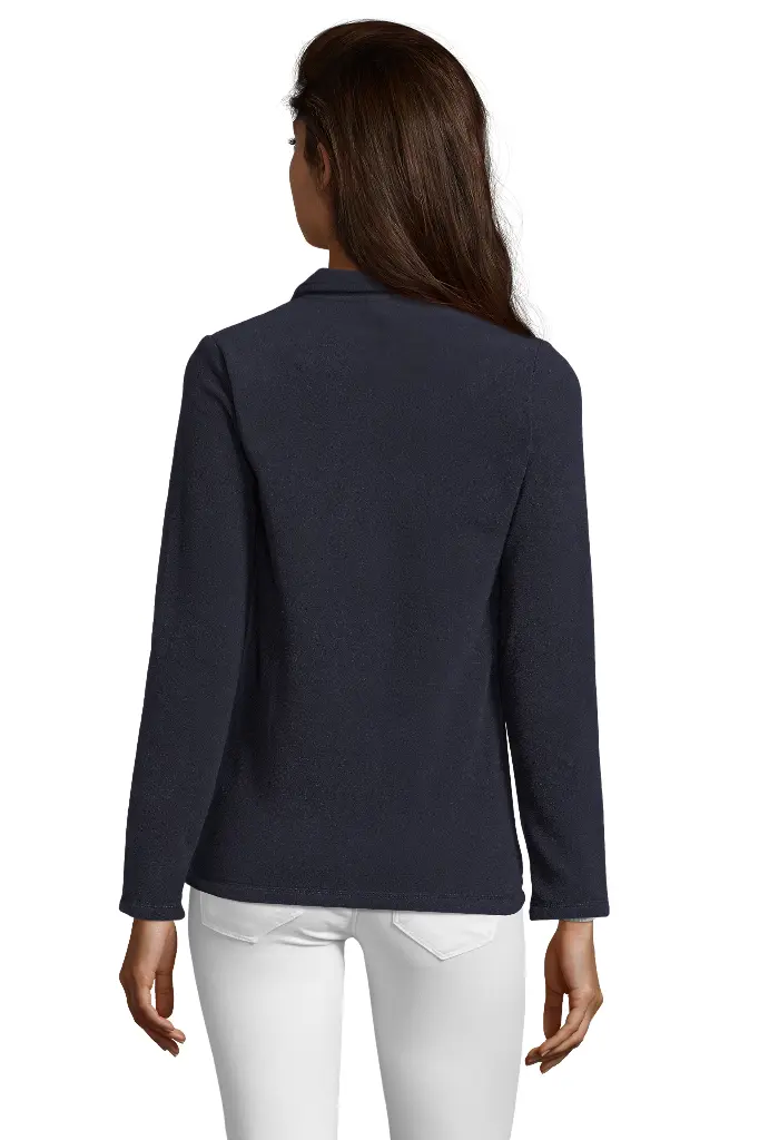 Damska bluza polarowa ze stójką - Navy