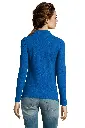 Damska koszulka polo z długim rękawem - Royal Blue 241