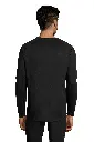 Męska koszulka sportowa z długim raglanowym rękawem - Black