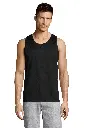 Męski tank top sportowy - Black