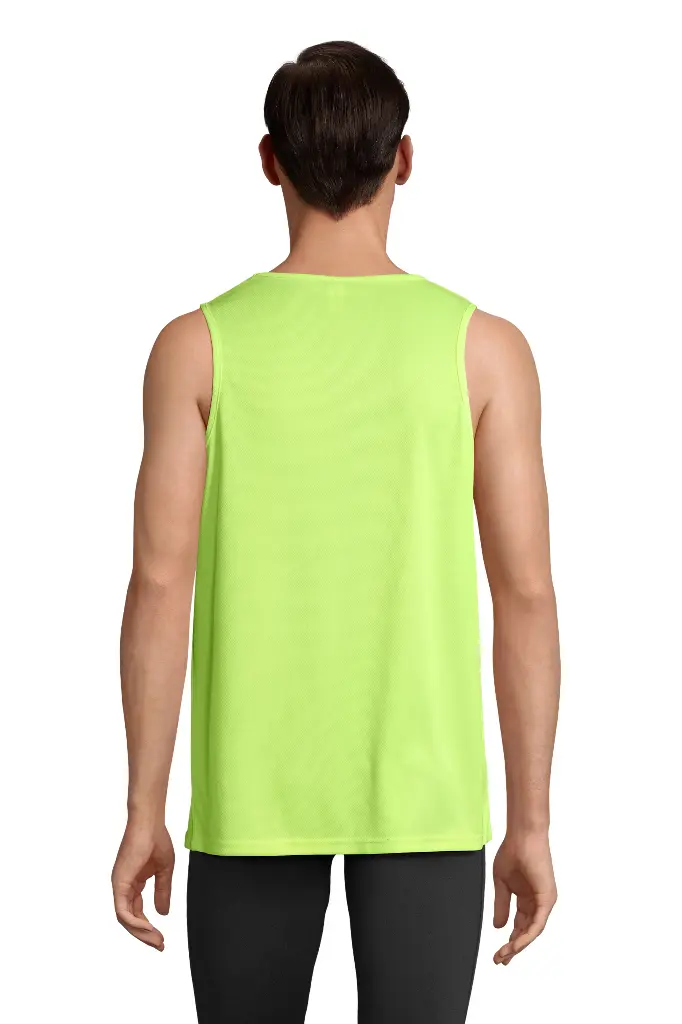 Męski tank top sportowy - Neon Green
