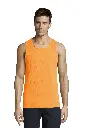 Męski tank top sportowy - Neon Orange