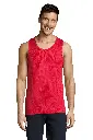 Męski tank top sportowy - Red