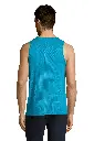 Męski tank top sportowy - Aqua
