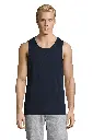 Męski tank top sportowy - French Navy