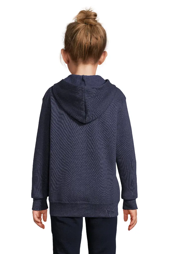 Bluza Dziecięca z Kapturem na Zamek - French Navy