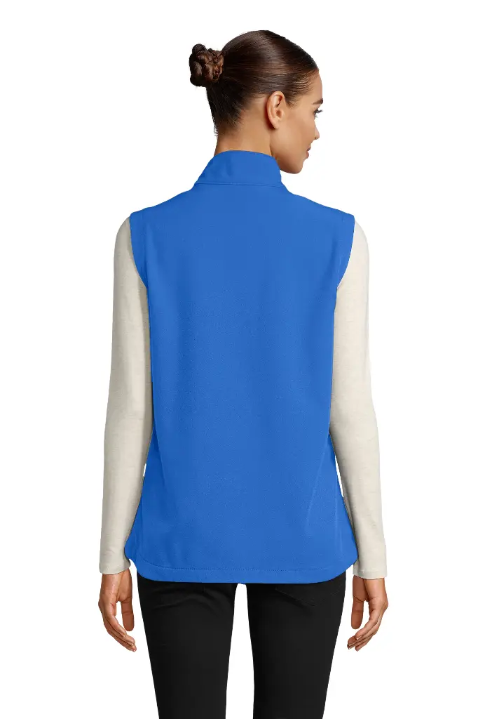 Damski Bezrękawnik Softshell z Polarową Podszewką - Royal Blue 241