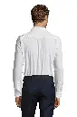 Koszula męska slim z długim rękawem - White