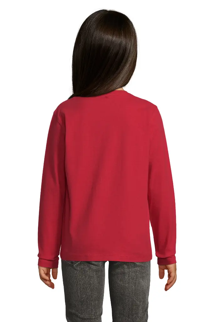Dziecięca koszulka długi rękaw - Red