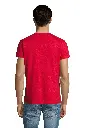 Męski T-shirt z dekoltem w serek - Red
