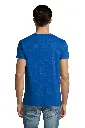Męski T-shirt z dekoltem w serek - Royal Blue 241