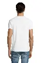 Męski T-shirt z dekoltem w serek - White