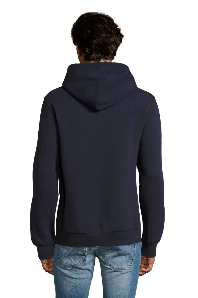 Bluza męska z kapturem i kieszenią kangurka - French Navy