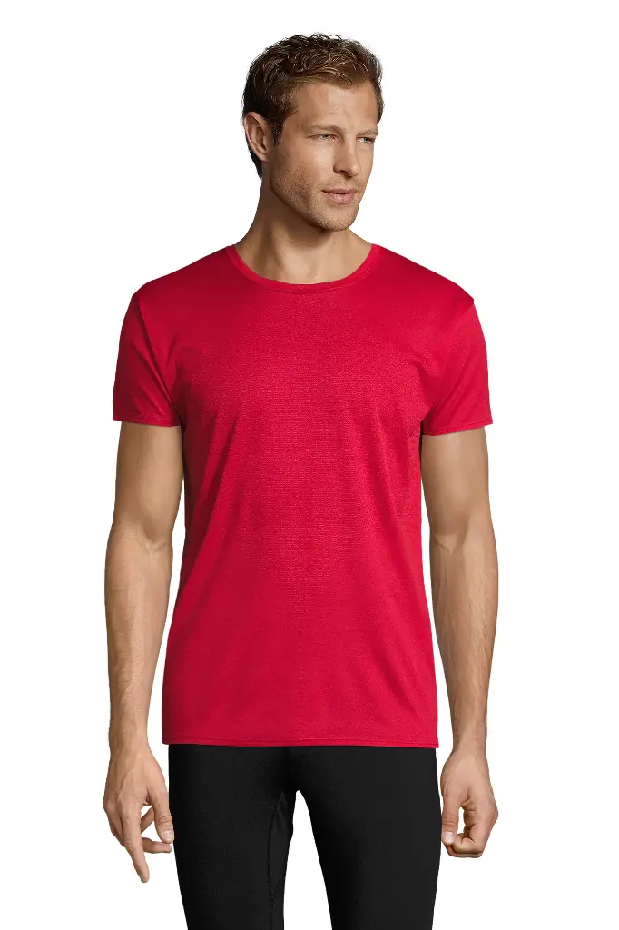 Koszulka Unisex z Krótkim Rękawem - Red