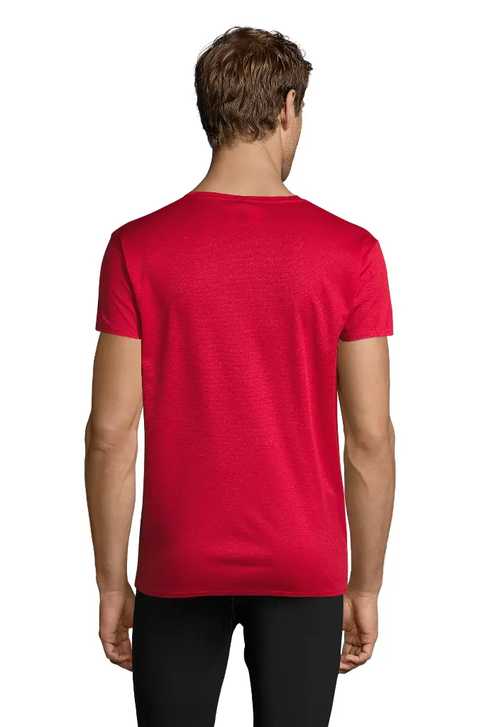 Koszulka Unisex z Krótkim Rękawem - Red