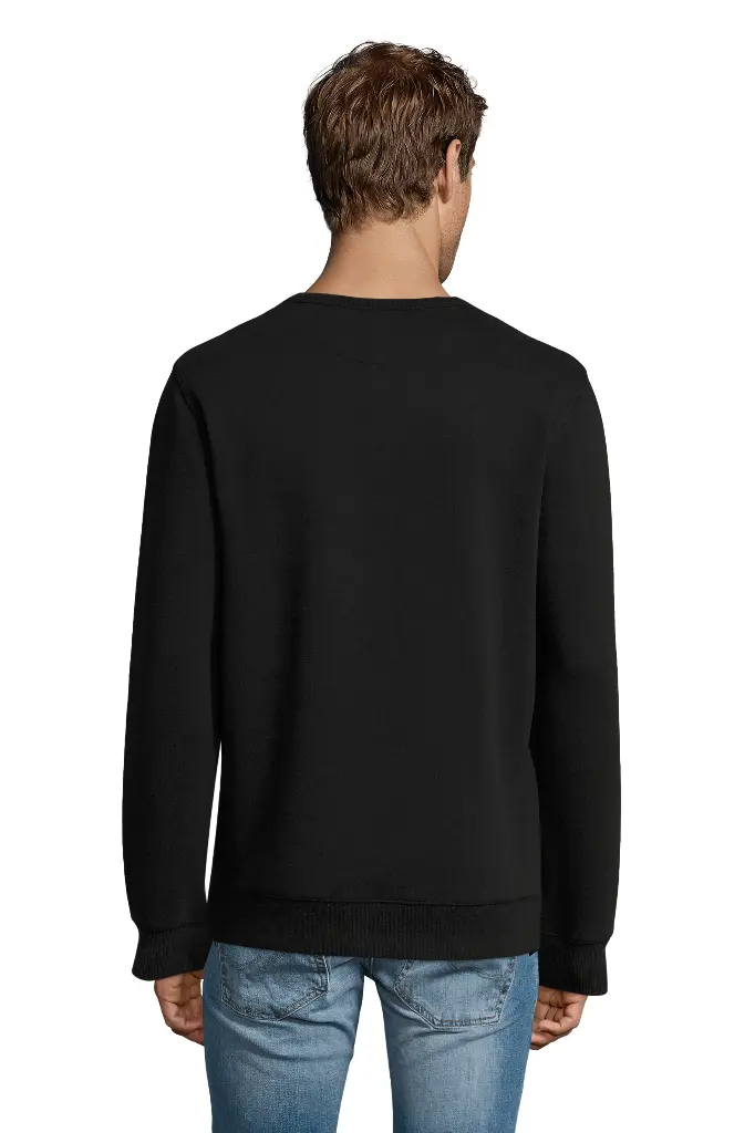 Bluza męska z okrągłym dekoltem - Black