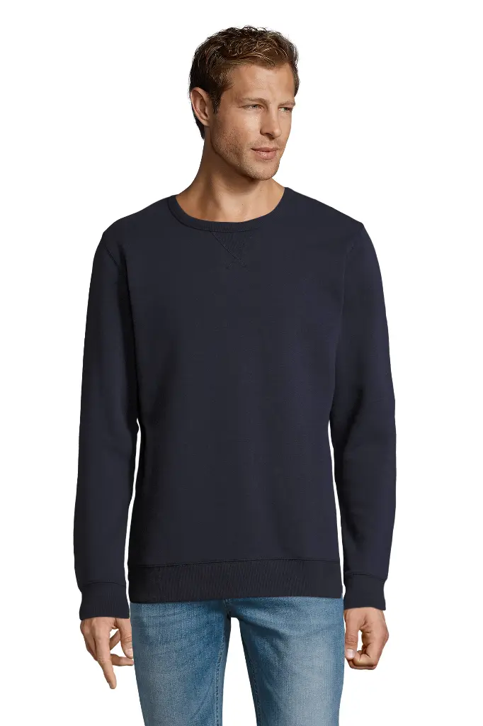 Bluza męska z okrągłym dekoltem - French Navy