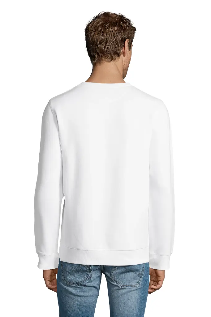 Bluza męska z okrągłym dekoltem - White