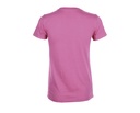 Damski T-shirt Slim z Krótkim Rękawem - Orchid Pink
