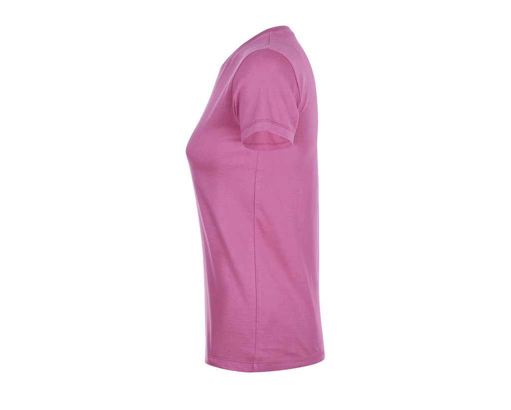 Damski T-shirt Slim z Krótkim Rękawem - Orchid Pink