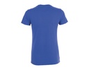 Damski T-shirt Slim z Krótkim Rękawem - Royal Blue 241