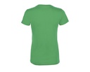 Damski T-shirt Slim z Krótkim Rękawem - Kelly Green