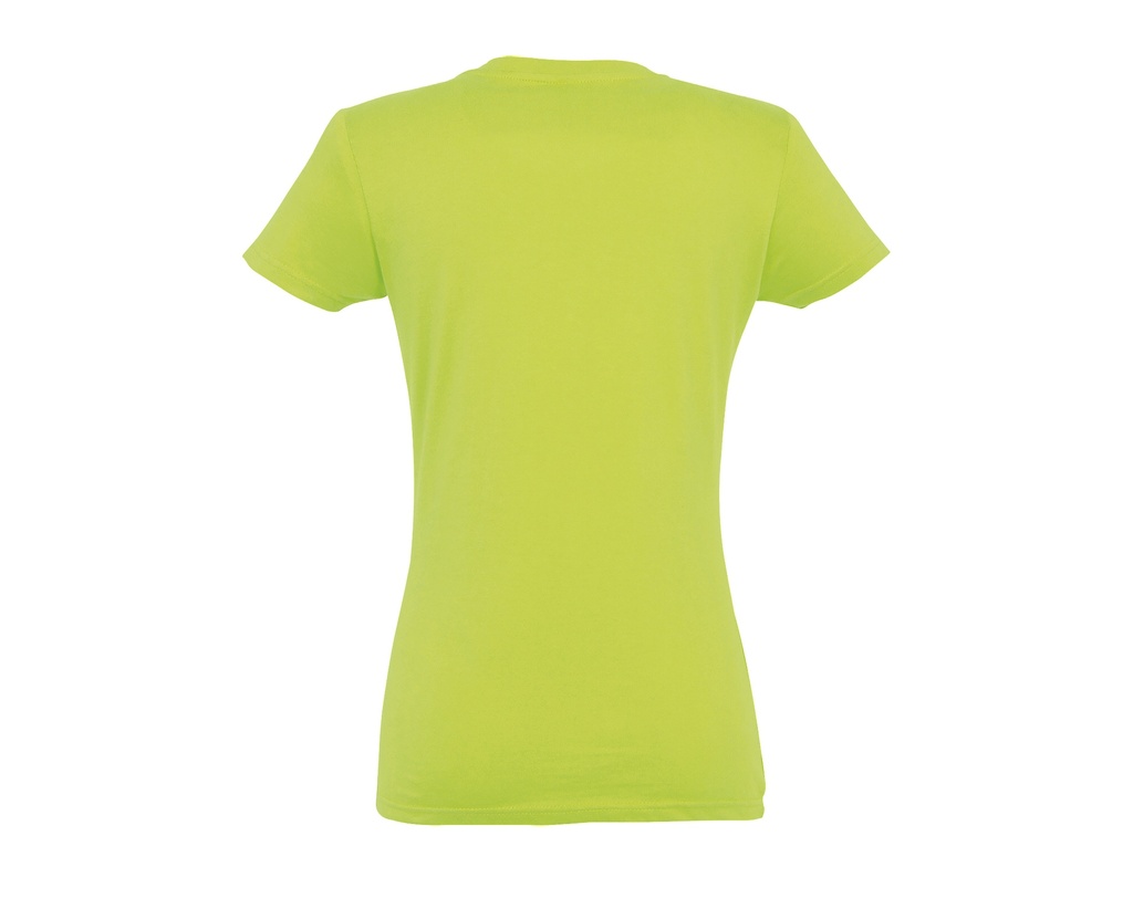 Damski t-shirt slim z krótkim rękawem - Apple Green
