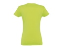 Damski t-shirt slim z krótkim rękawem - Apple Green