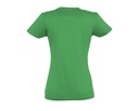 Damski t-shirt slim z krótkim rękawem - Kelly Green