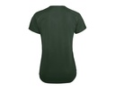 Damska koszulka sportowa z raglanowymi rękawami - Forest Green