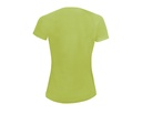 Damska koszulka sportowa z raglanowymi rękawami - Apple Green