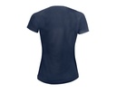 Damska koszulka sportowa z raglanowymi rękawami - French Navy